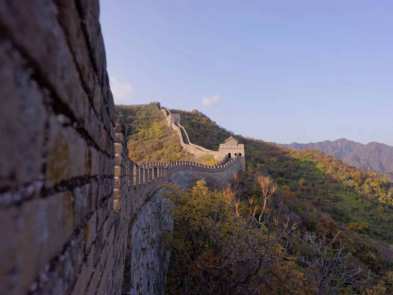The Great Wall in autumn, north of Beijing