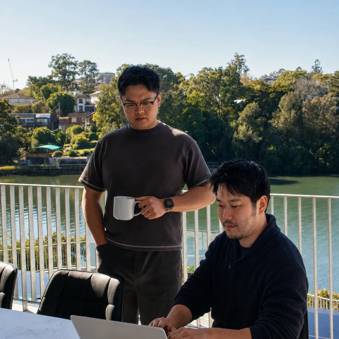 Frank and Leo, the founders of Jade Days, in Sydney
