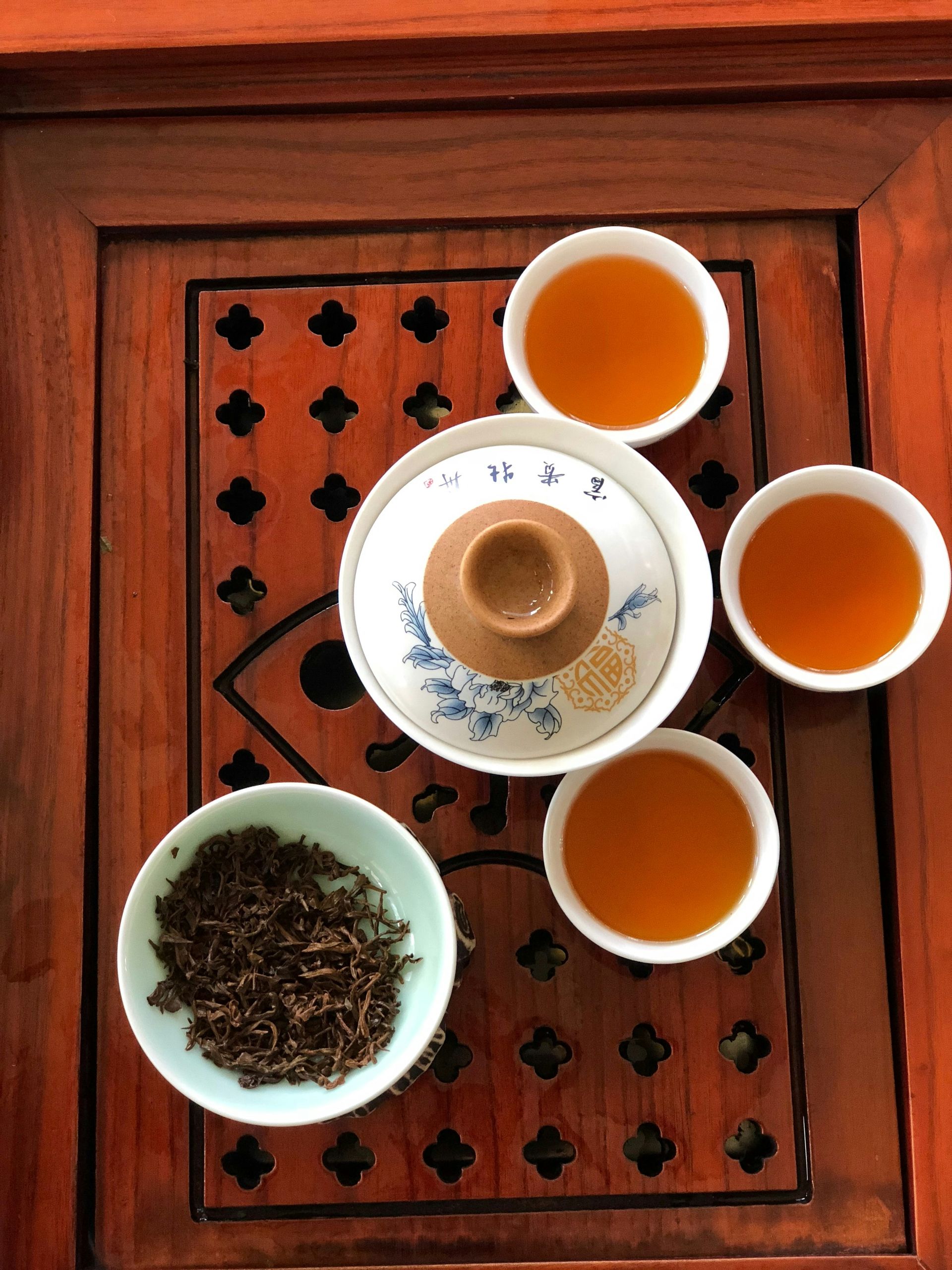 Tea culture setting