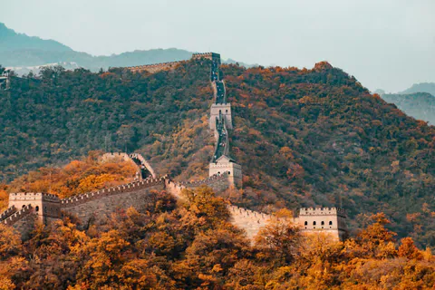Autumn Great Wall panorama for China Highlights in Style