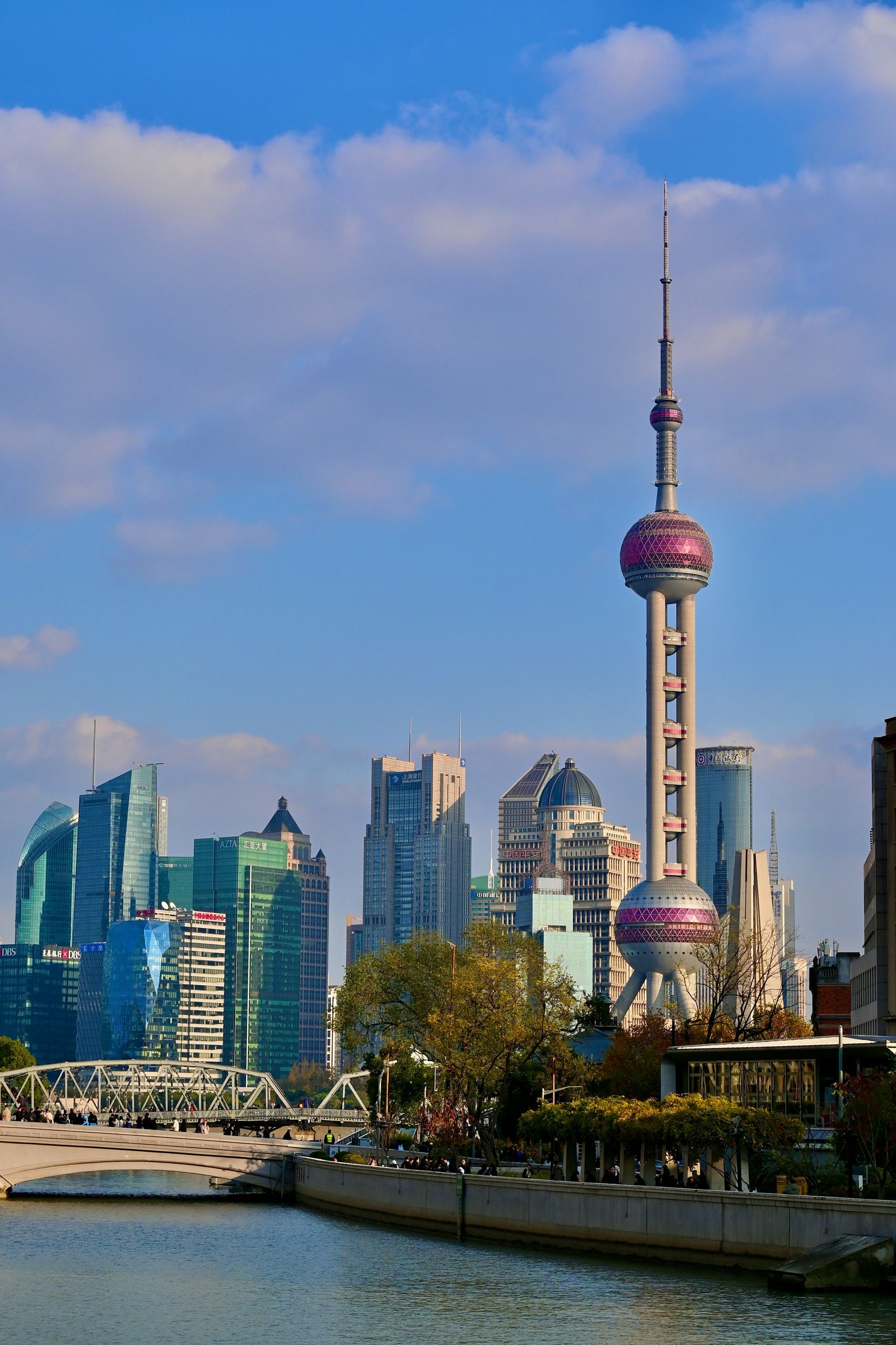 Shanghai river skyline