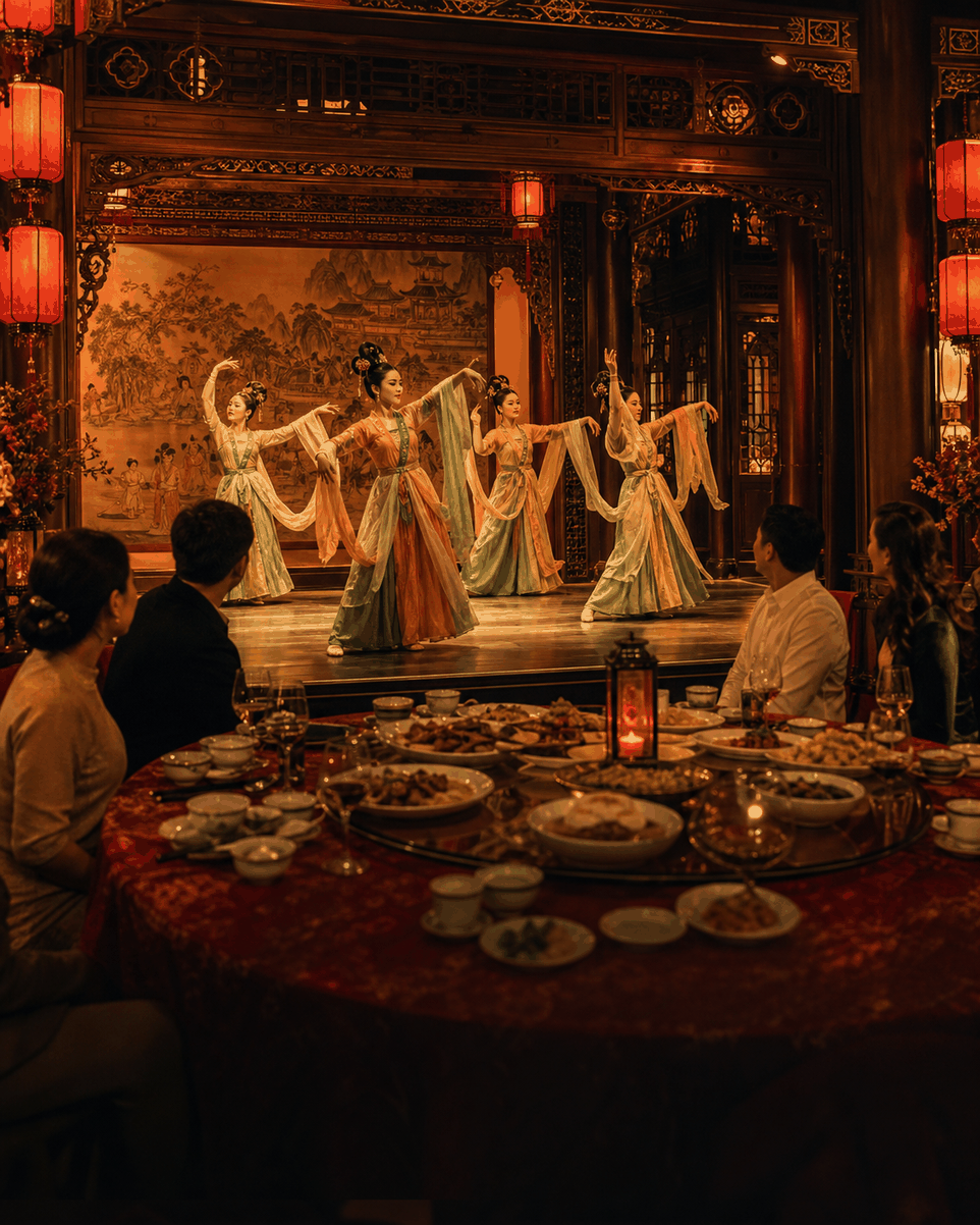 Chinese imperial banquet dance performance