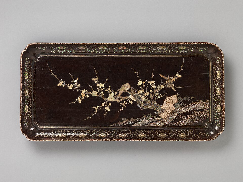 Mother-of-pearl inlay decorative detail